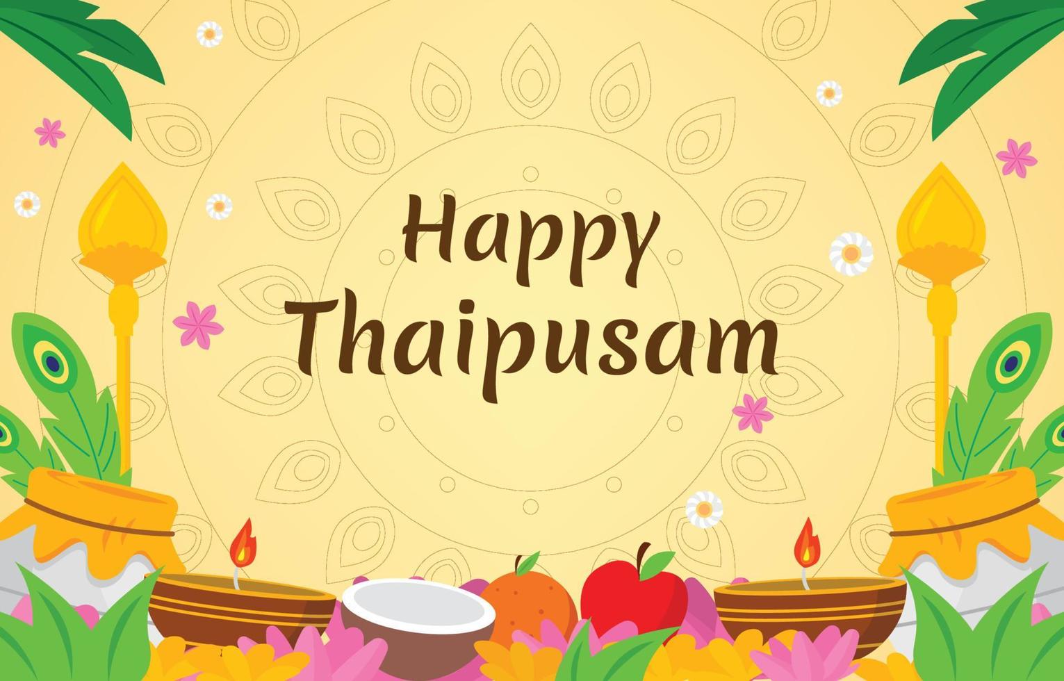 Thaipusam - background vector