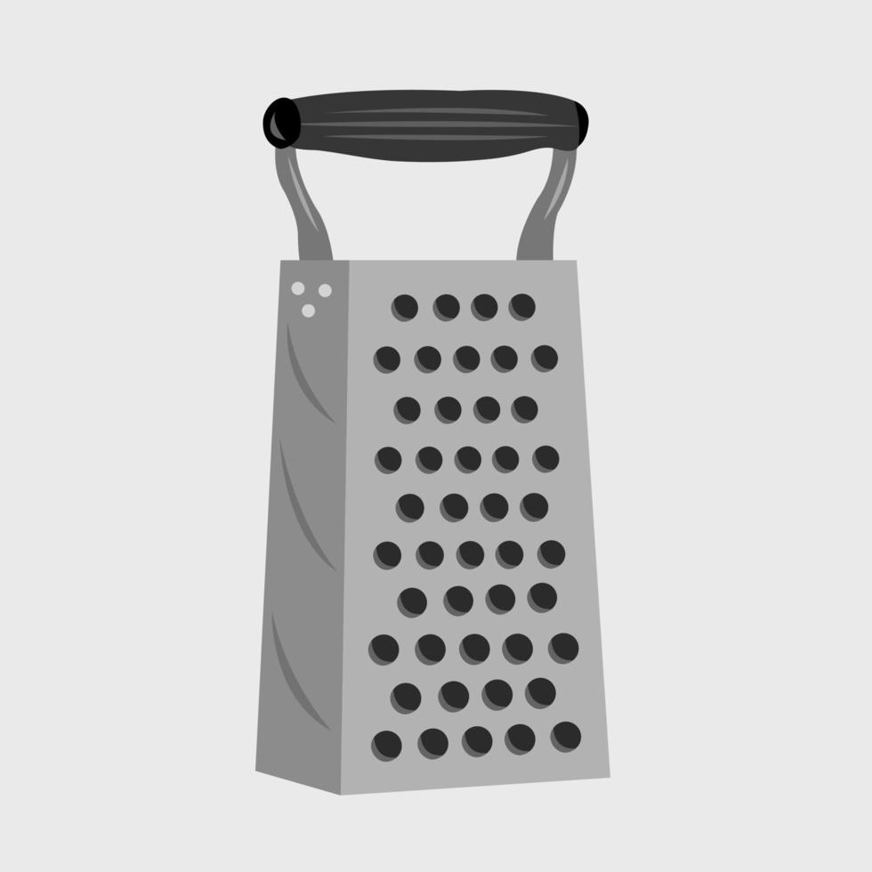Ilustración de vector de rallador de utensilio de cocina para diseño gráfico y elemento decorativo