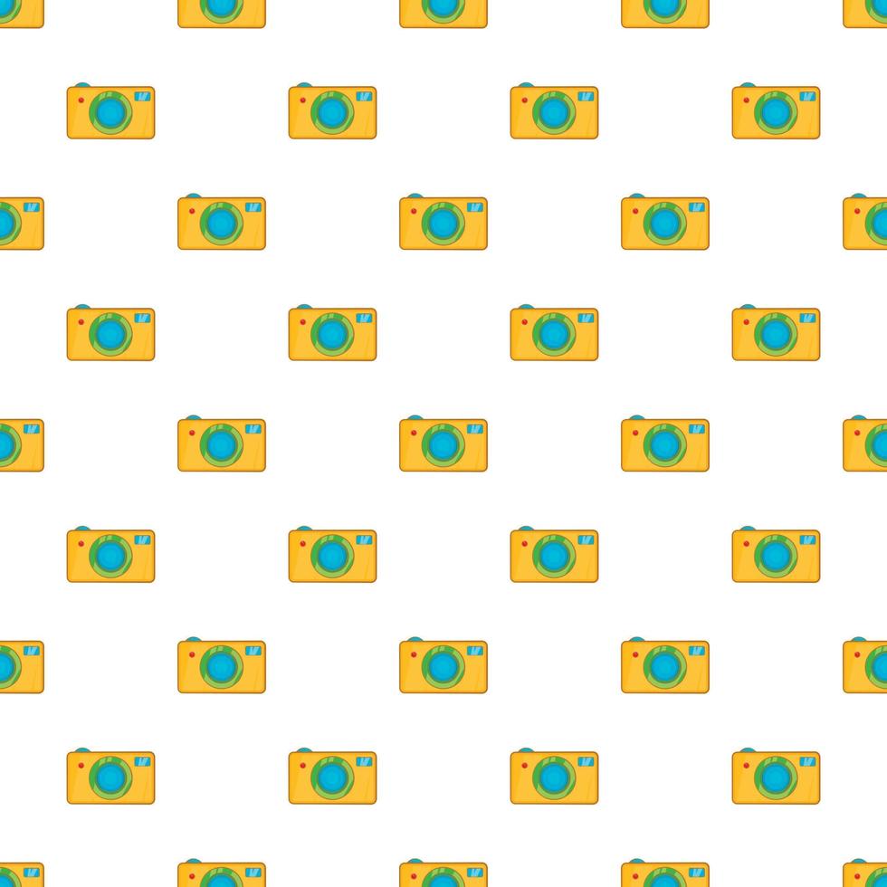 Camera pattern, cartoon style vector