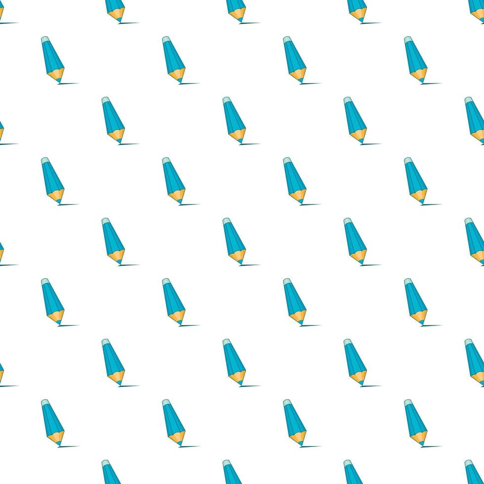 Pencil pattern, cartoon style vector