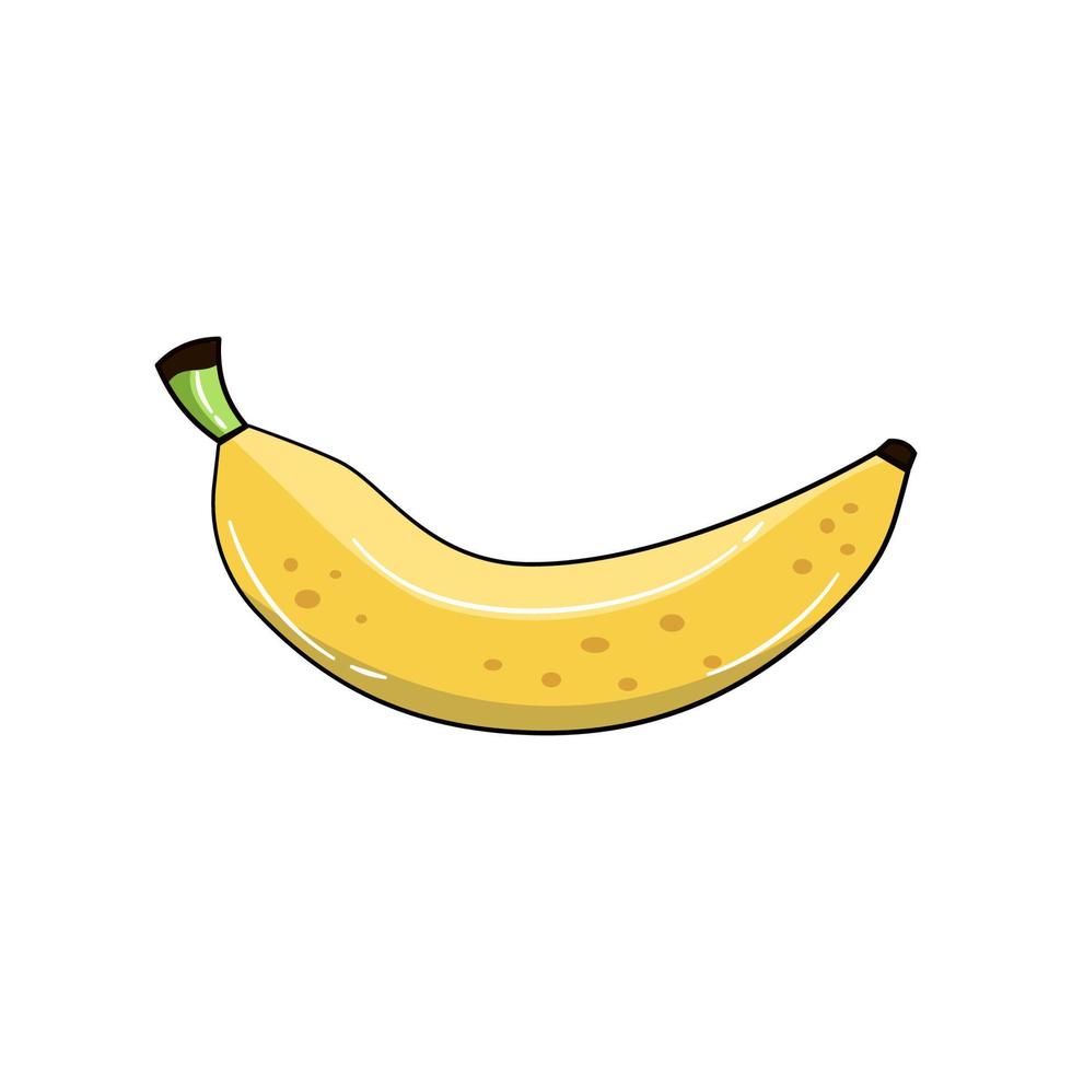 ilustración vectorial de plátano vector