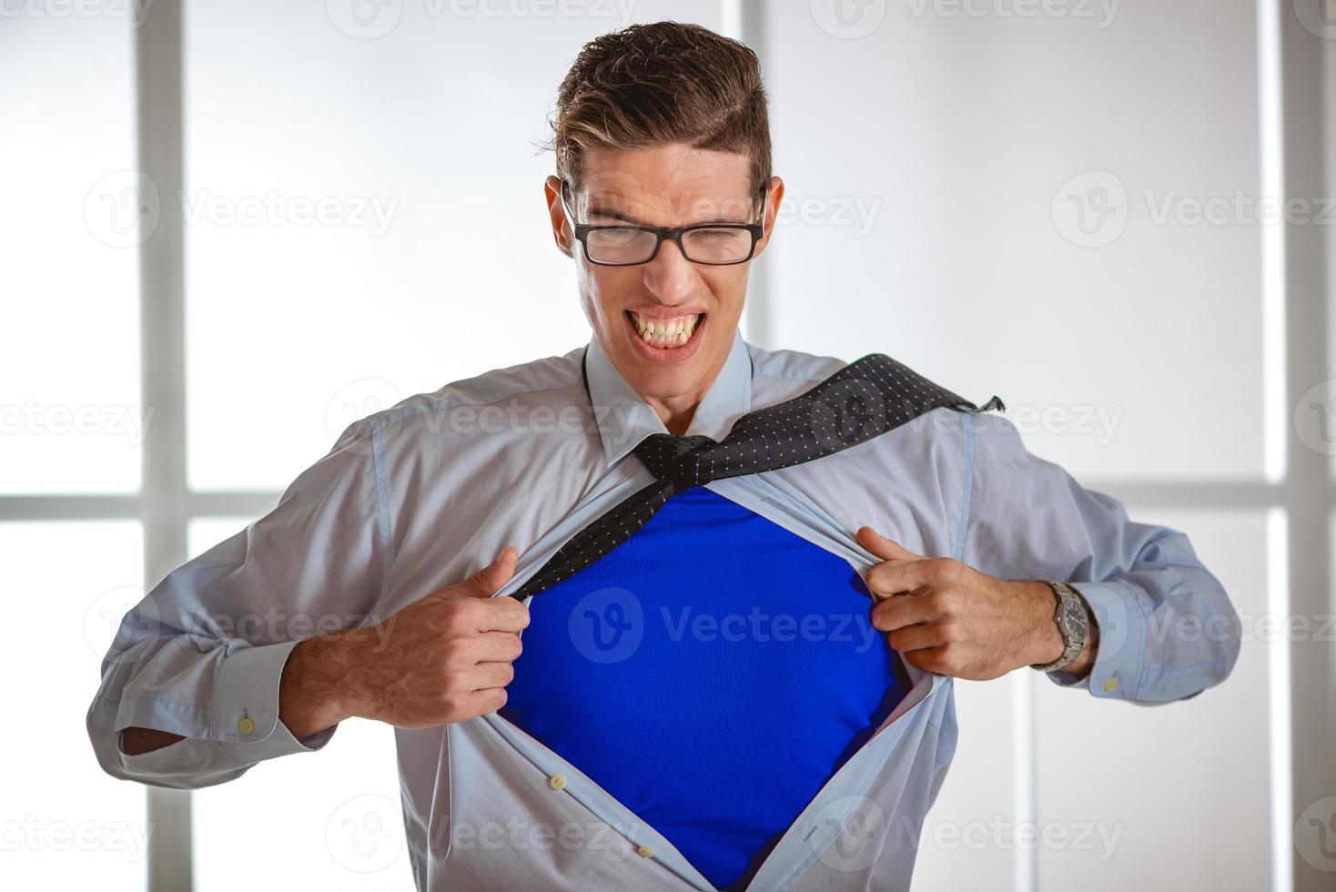 Young Businessman - Superhero photo