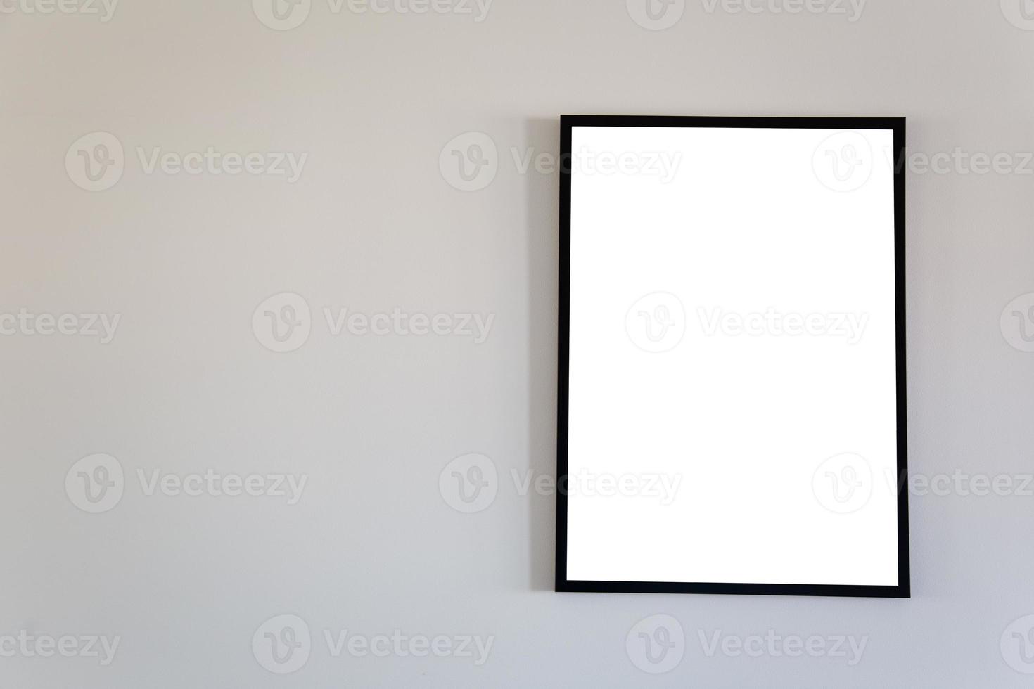 Blank frame mock up for text message or content. photo