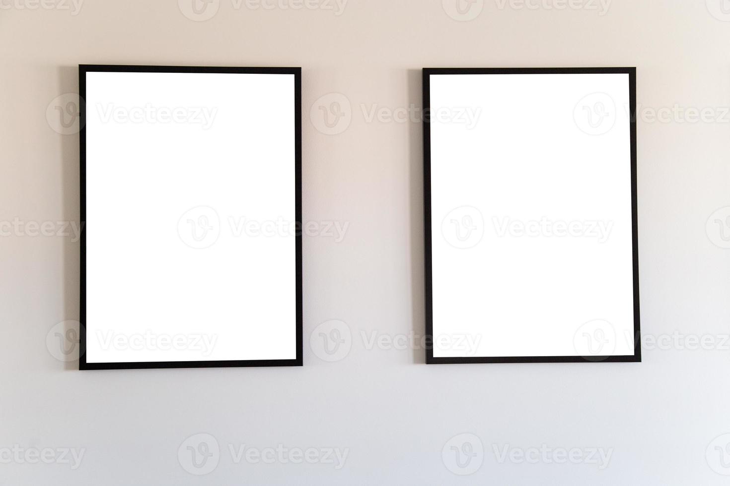 Blank frame mock up for text message or content. photo