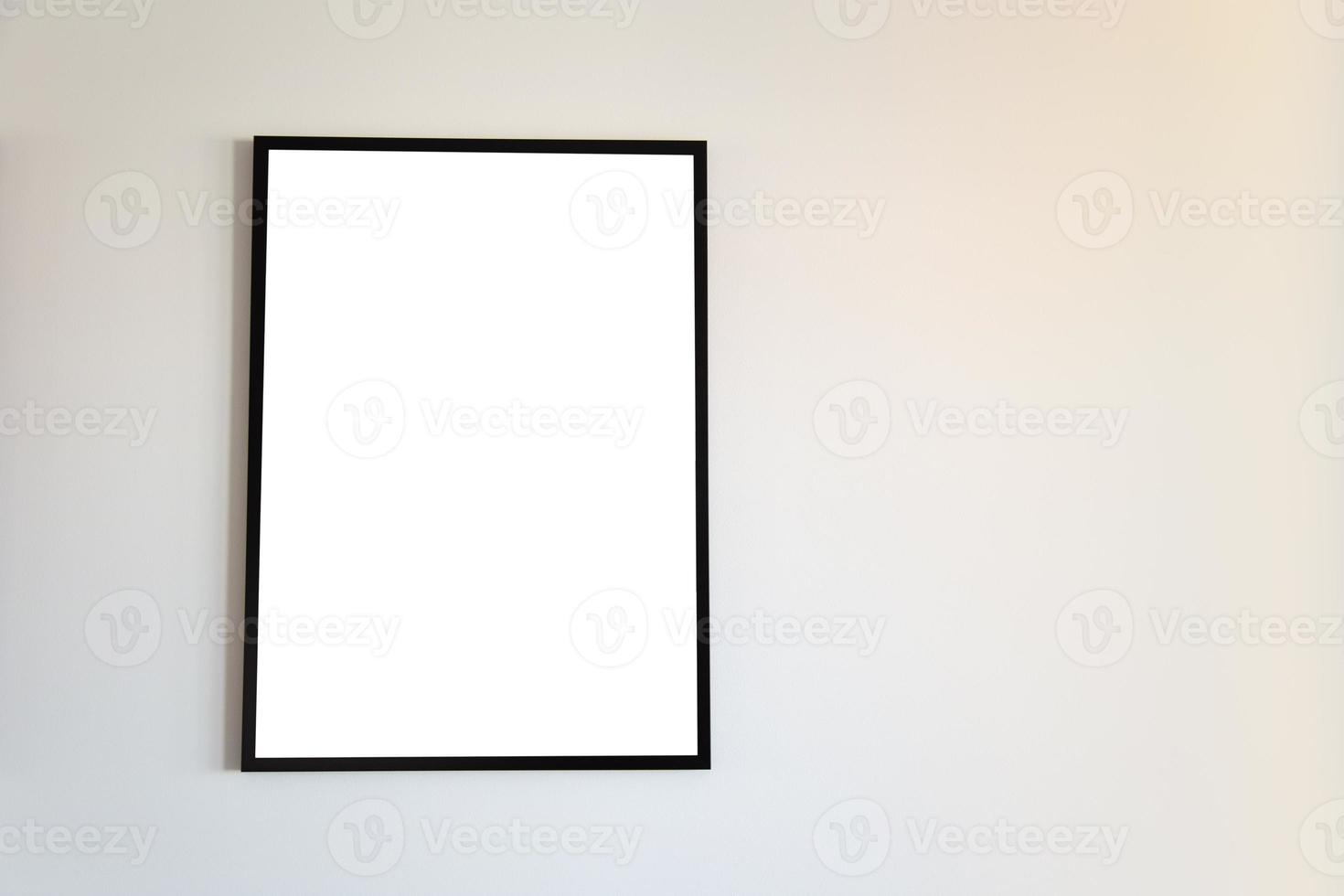 Blank frame mock up for text message or content. photo