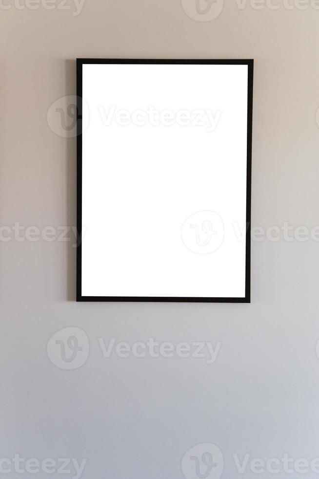 Blank frame mock up for text message or content. photo