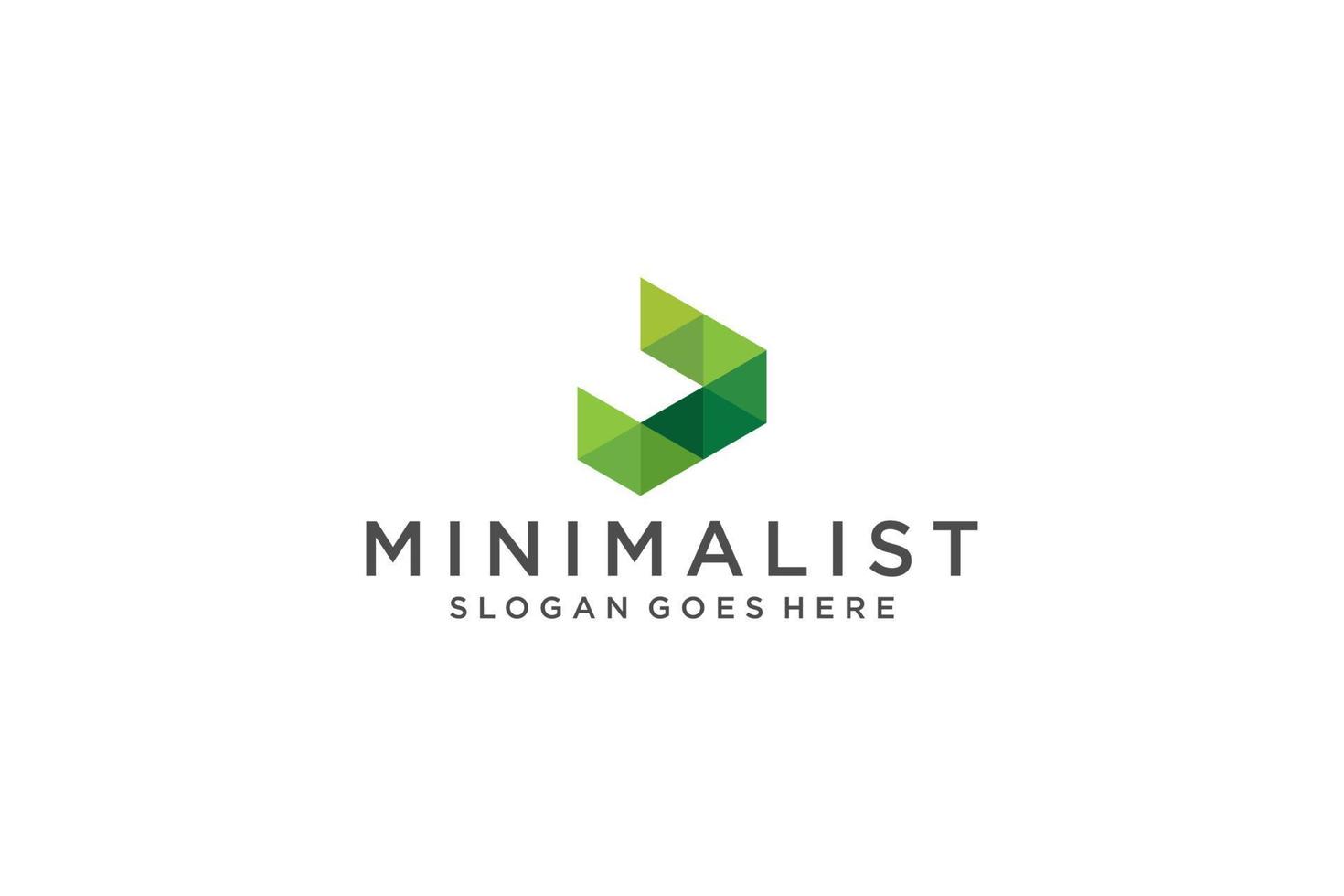 Abstract Initial Letter D Logo. Usable for Business, Technology and Branding Logos. Flat Vector Logo Design Template Element.