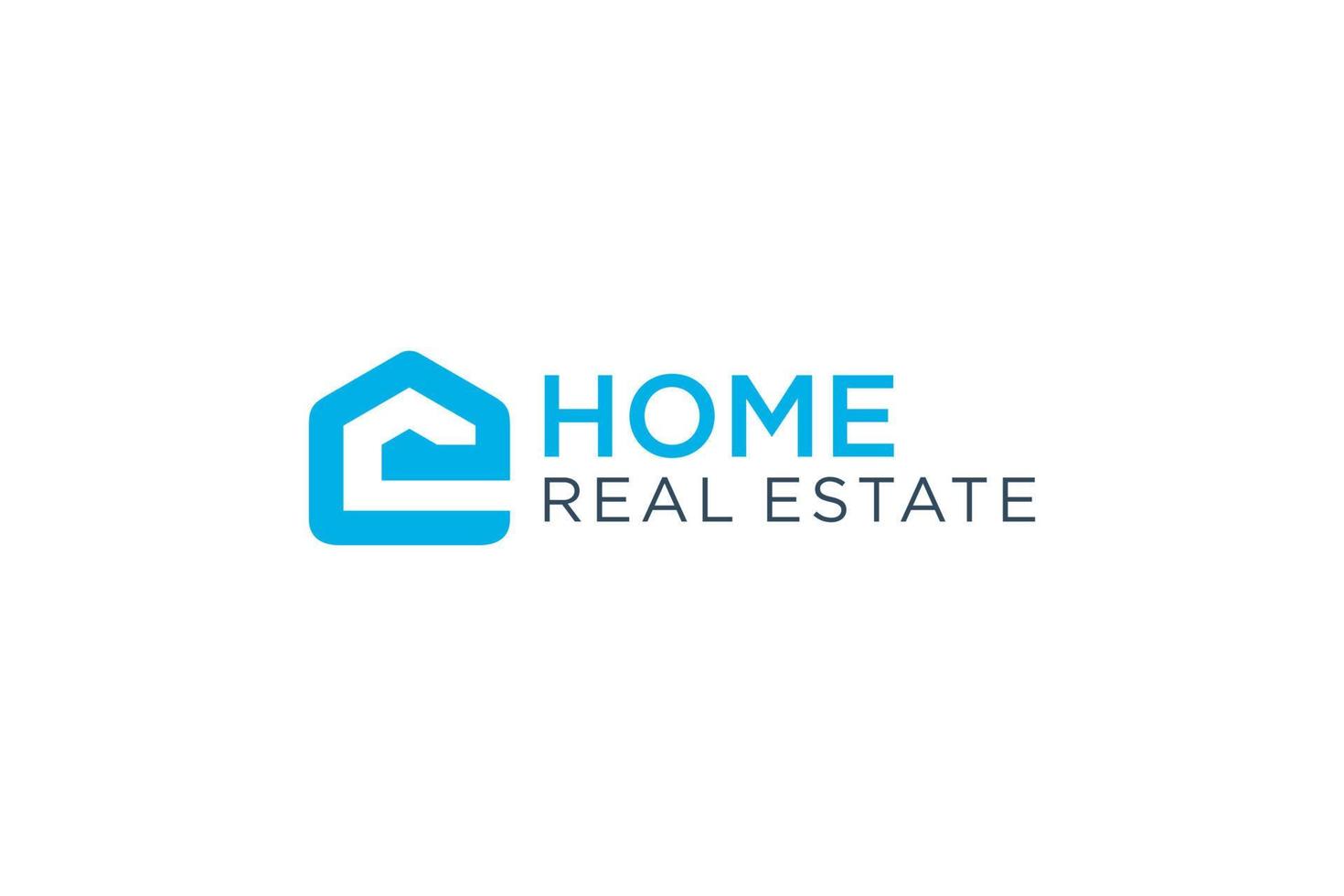 Letter E Real Estate Logo. Construction Architecture Building Logo Design Template Element vector