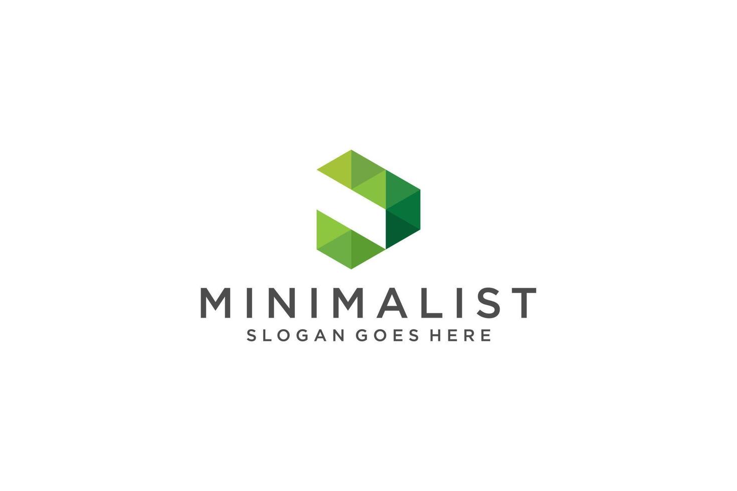 Abstract Initial Letter D Logo. Usable for Business, Technology and Branding Logos. Flat Vector Logo Design Template Element.