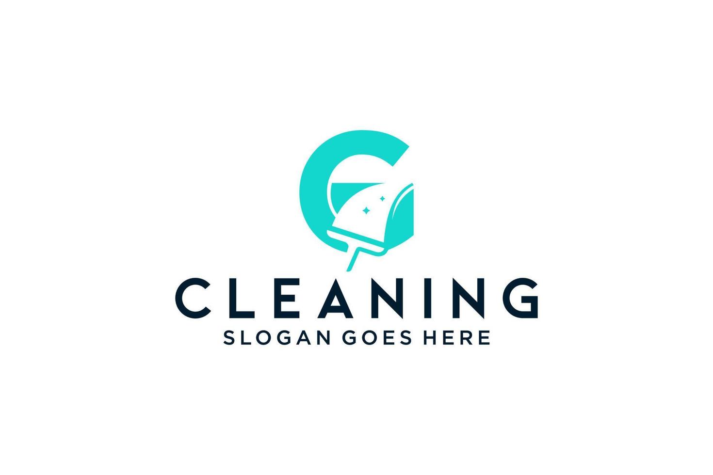 Letter G for cleaning clean service Maintenance for car detailing, homes logo icon vector template.