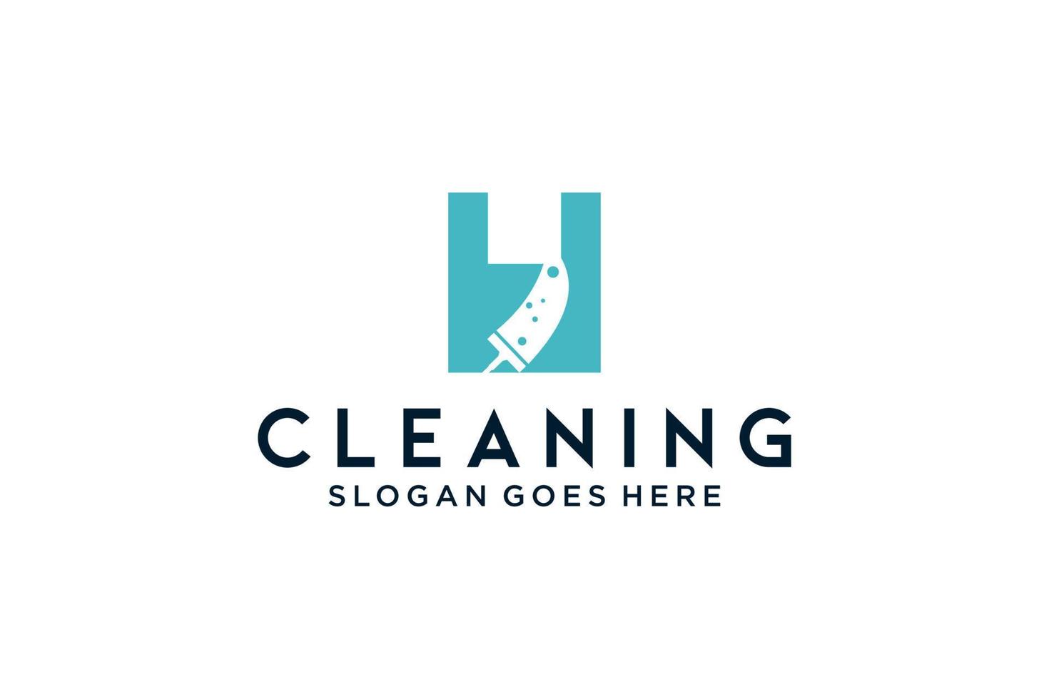 Letter H for cleaning clean service Maintenance for car detailing, homes logo icon vector template.