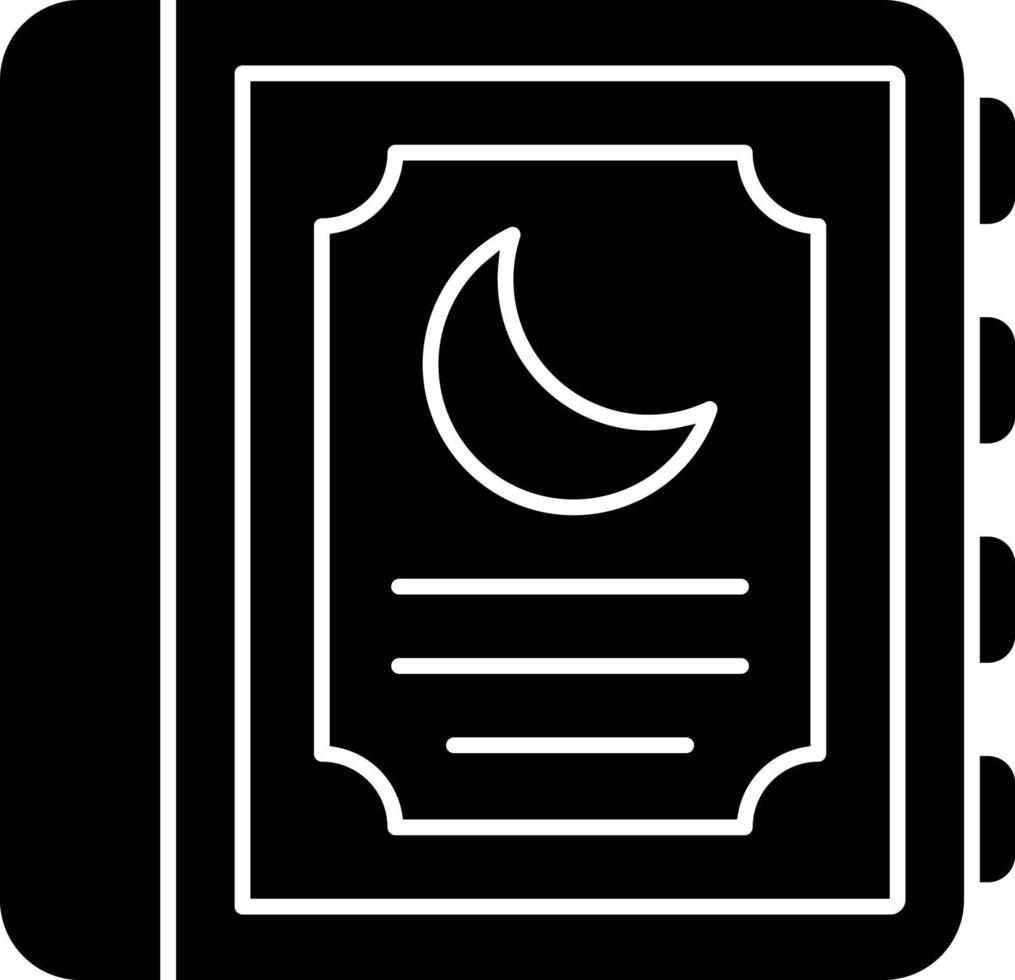 Novel Glyph Icon vector