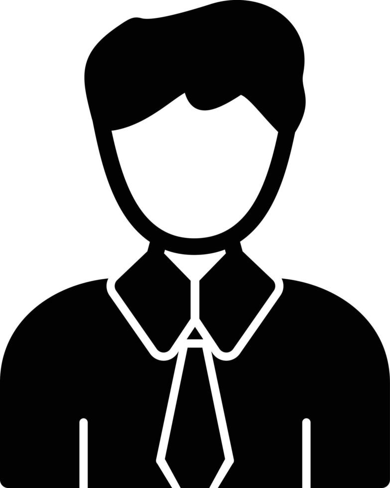 Steward Glyph Icon vector