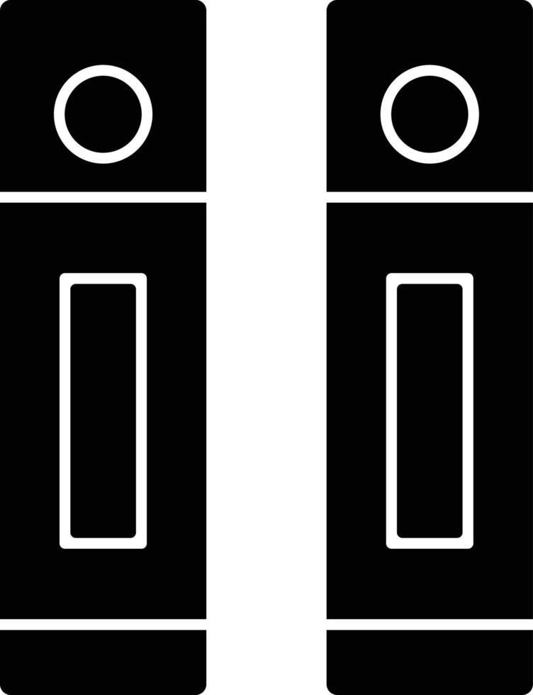 Binder Glyph Icon vector