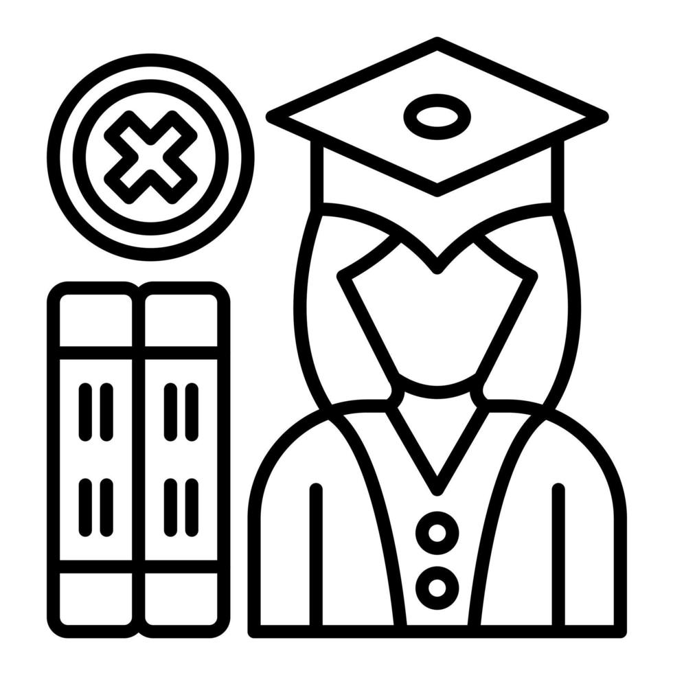 Expulsion Line Icon vector