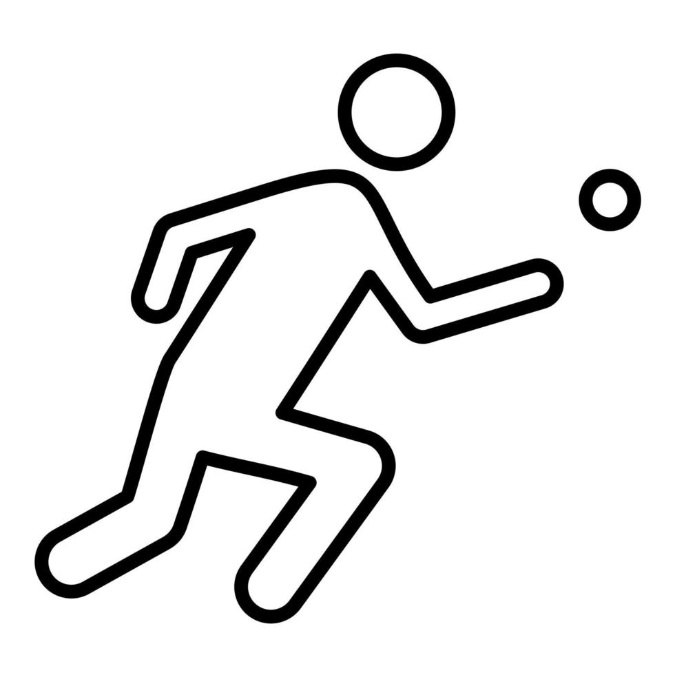 Picigin Line Icon vector