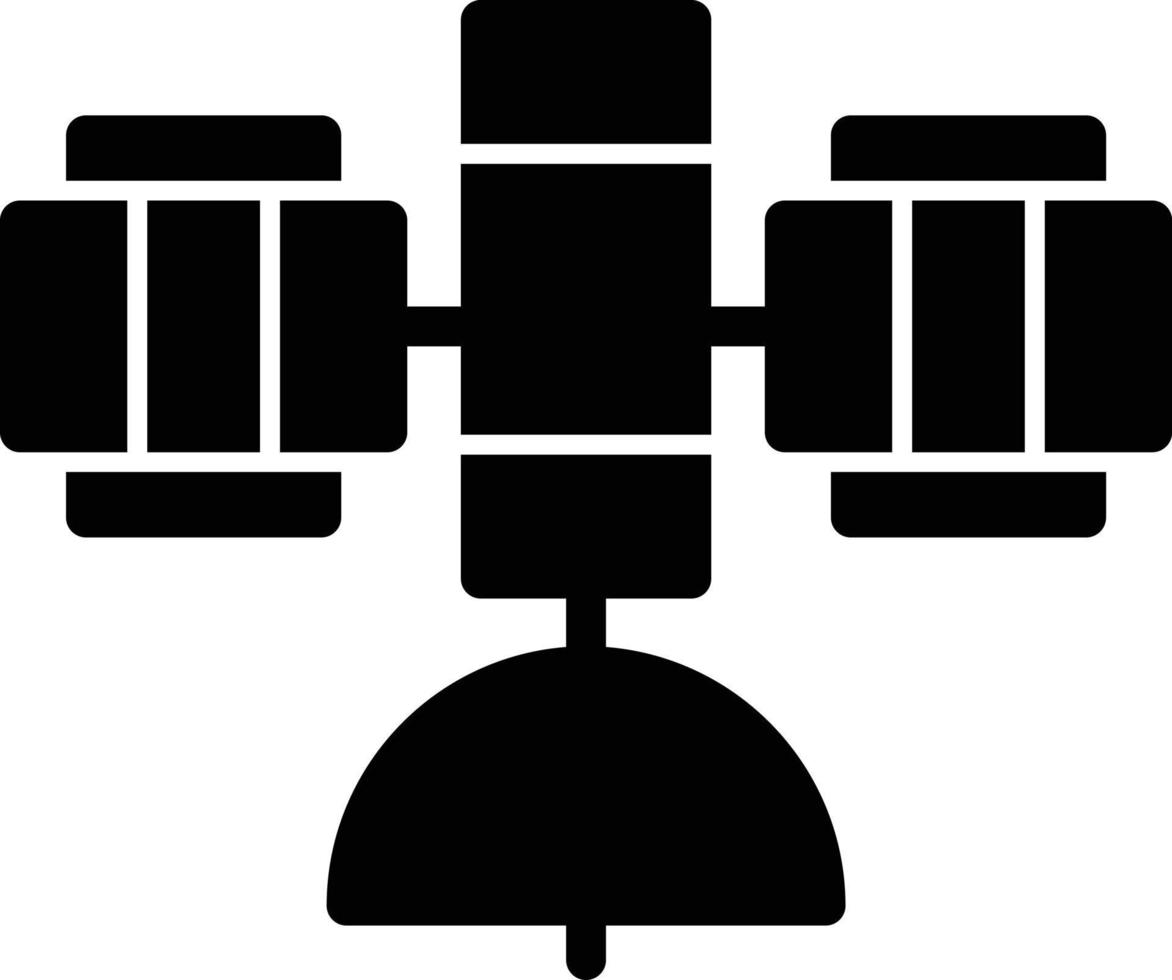 Satellite Glyph Icon vector