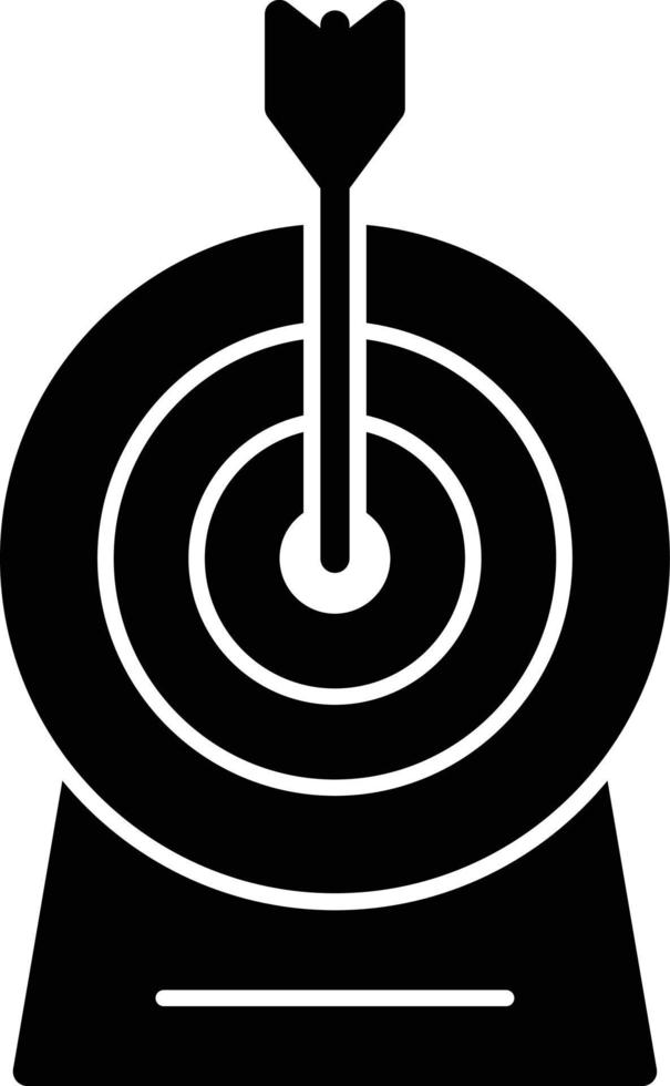 Goal Glyph Icon vector