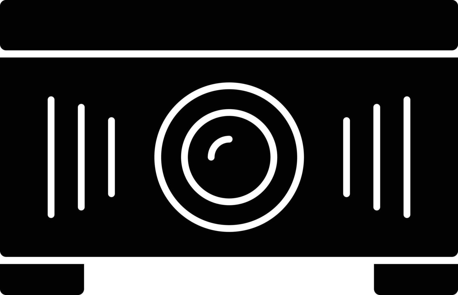 Projector Glyph Icon vector
