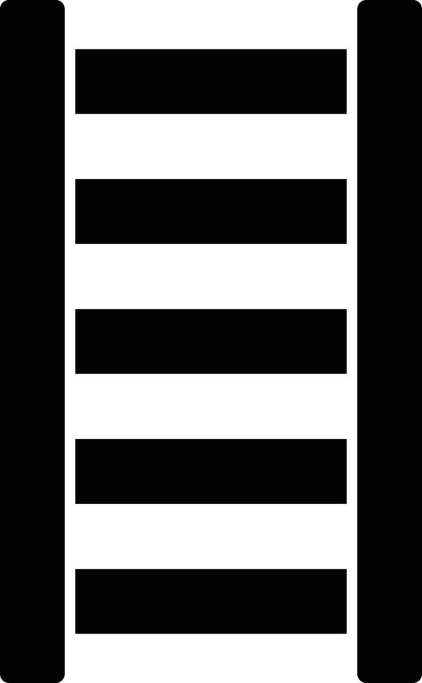 Step Ladder Glyph Icon vector