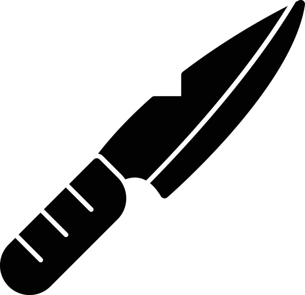 Knife Glyph Icon vector