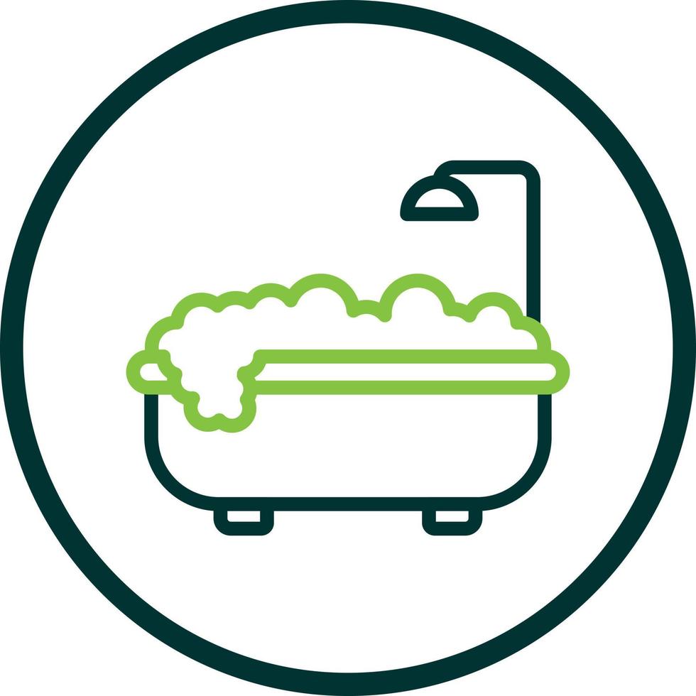 Bathtub Vector Icon Design