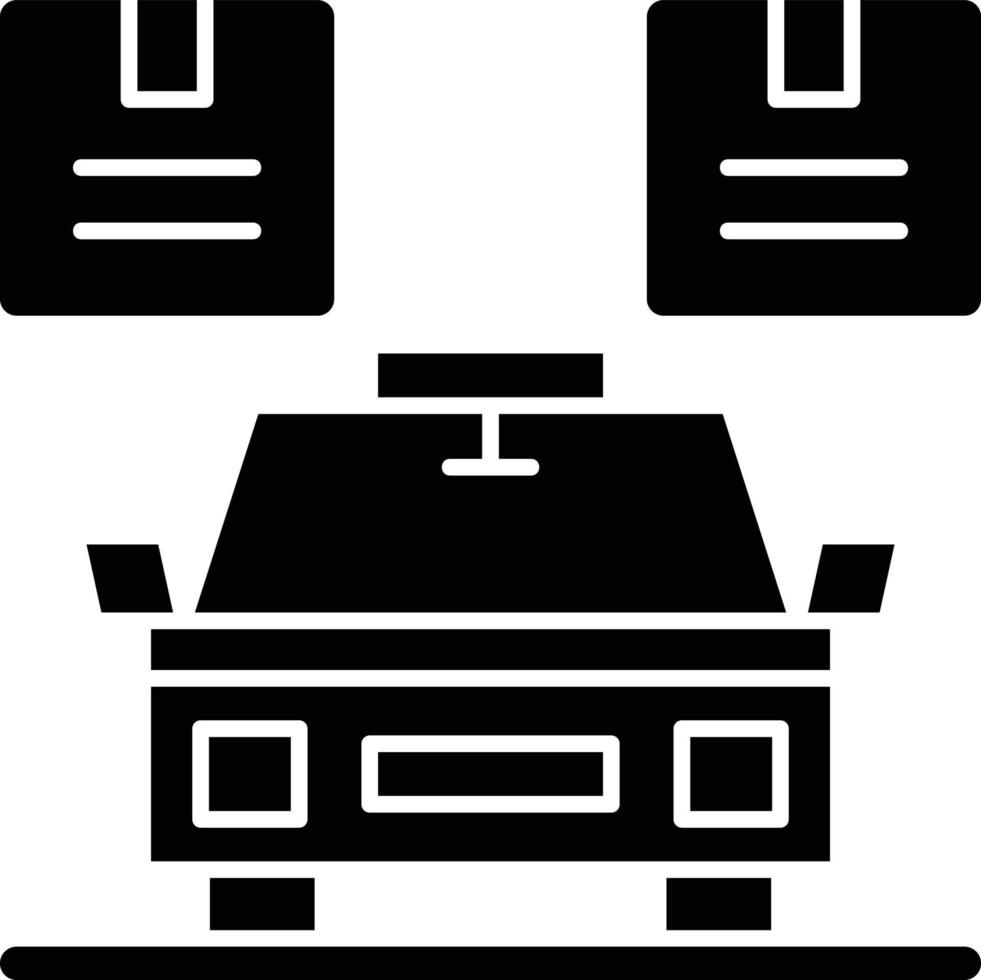 Delivery Glyph Icon vector