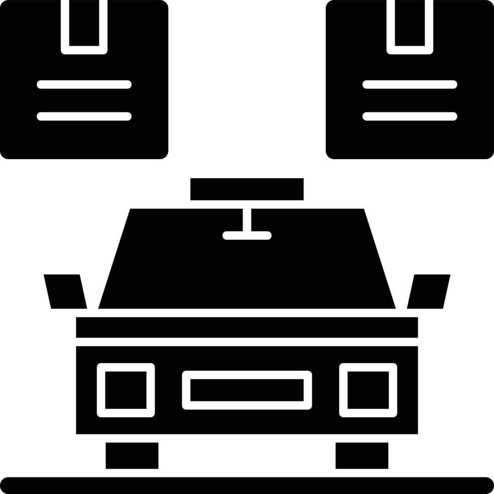 Delivery Glyph Icon vector