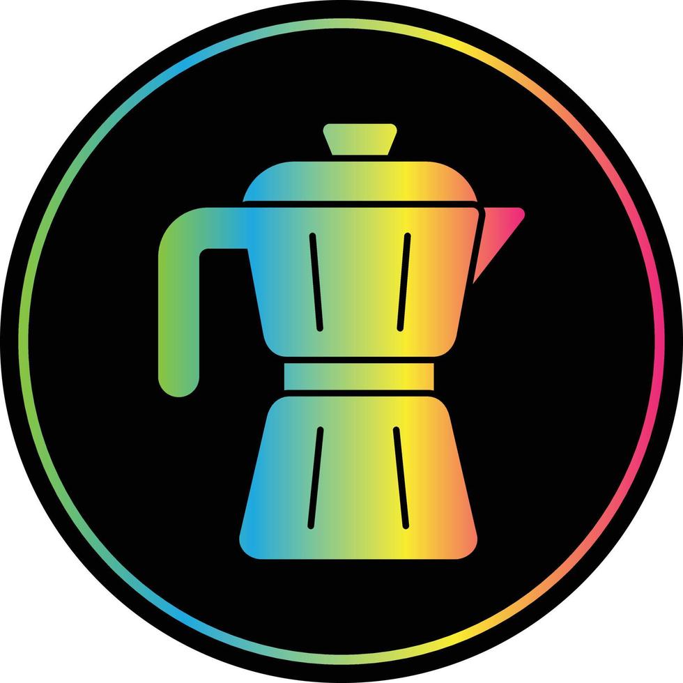 Coffee Pot Vector Icon Design