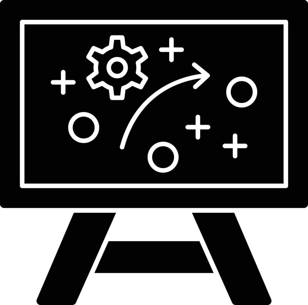 Strategy Glyph Icon vector