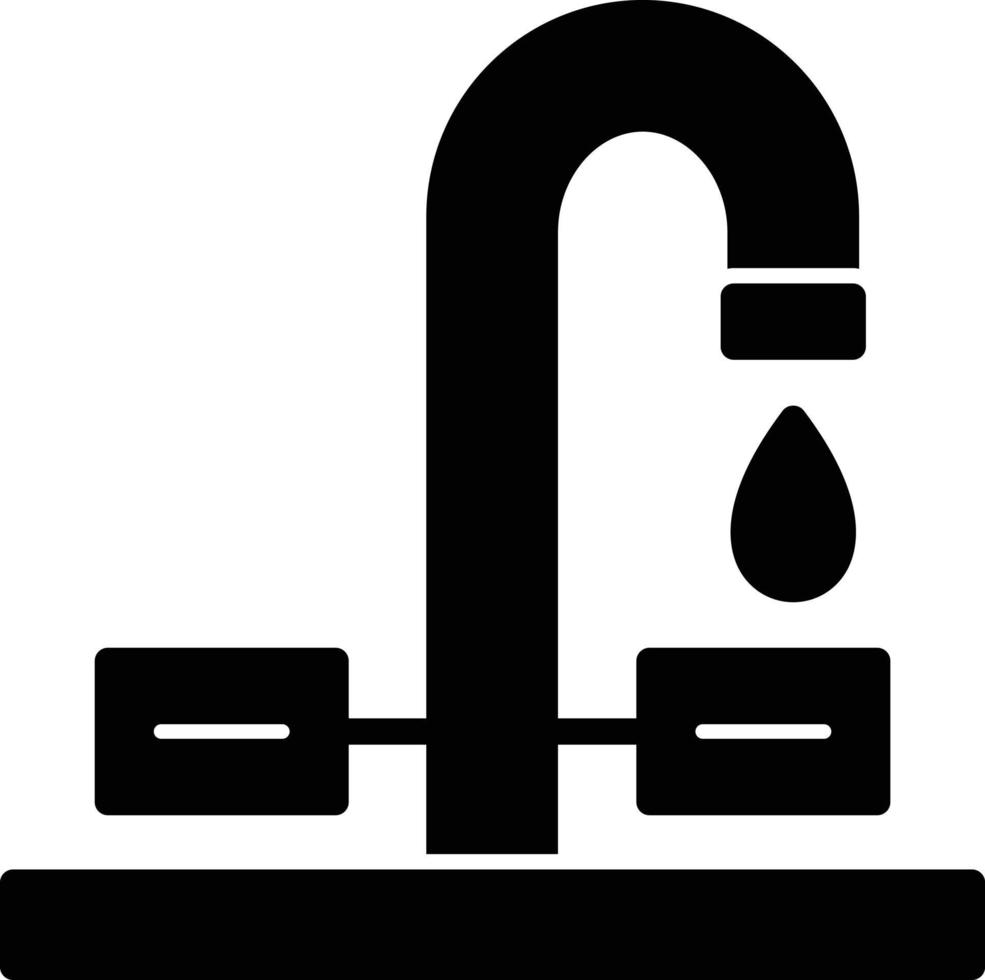 Faucet Glyph Icon vector