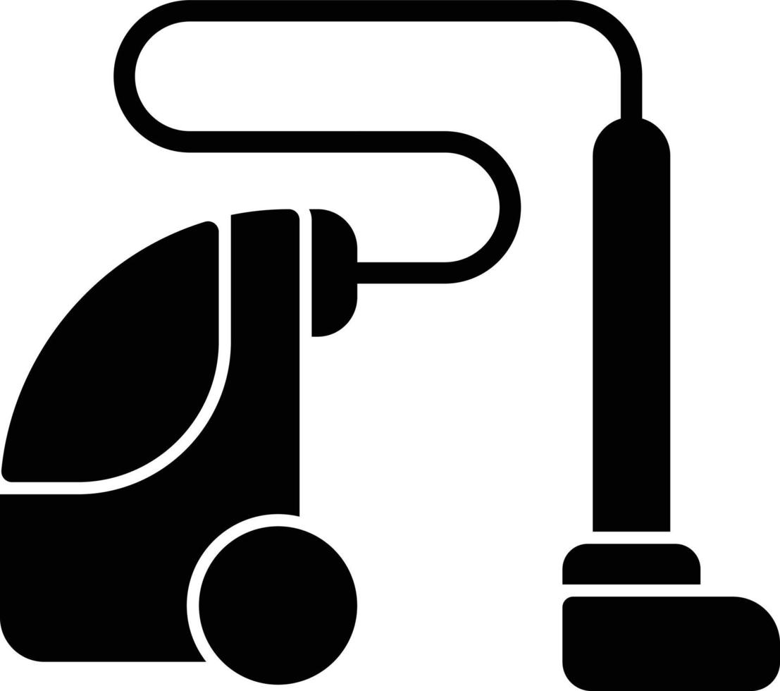 Vacuum Cleaner Glyph Icon vector