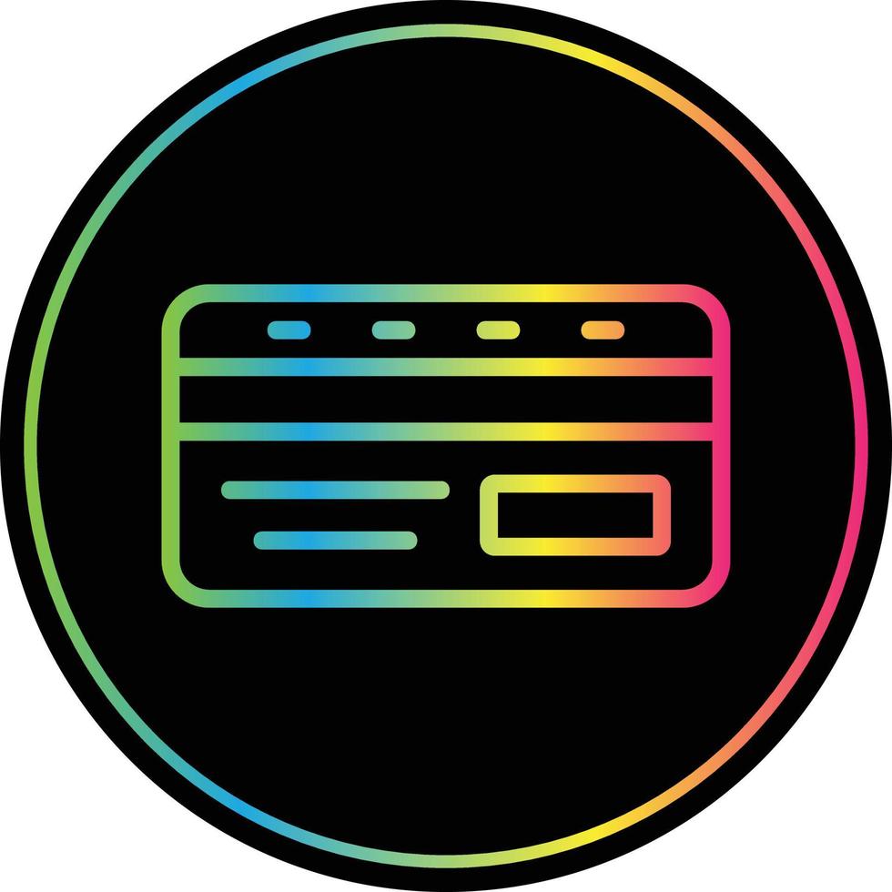 Credit Card Vector Icon Design