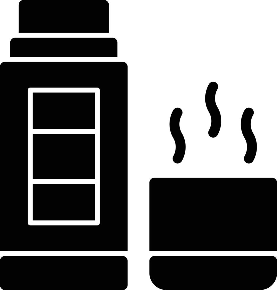 Thermo Glyph Icon vector