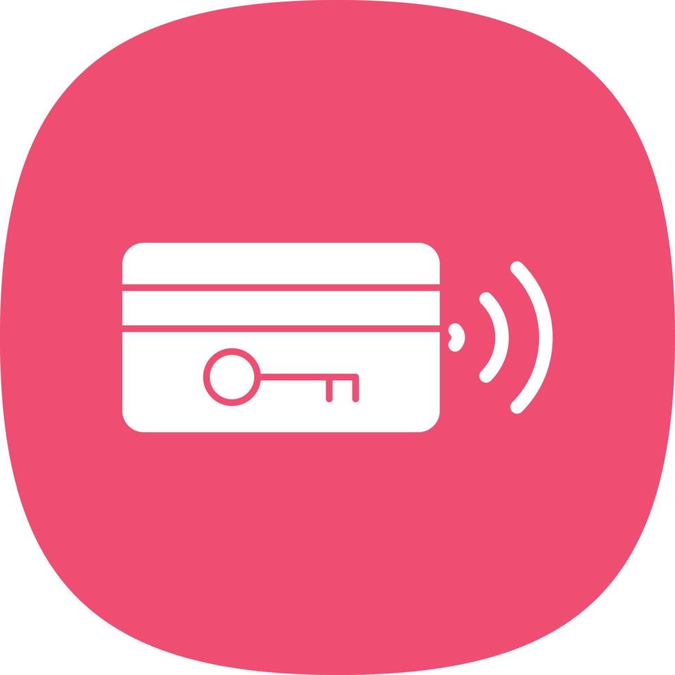 Room Key Vector Icon Design