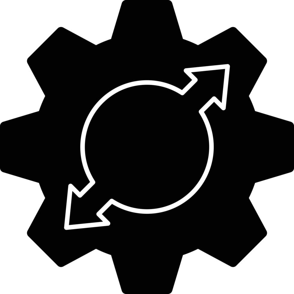 Resolution Glyph Icon vector