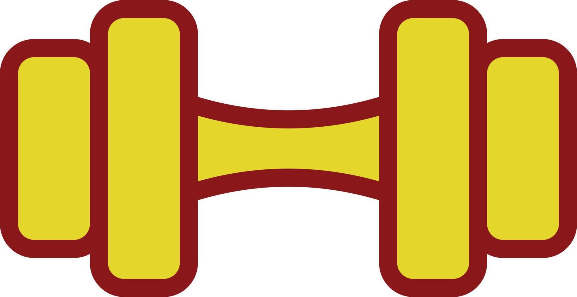 Dumbbell Vector Icon Design