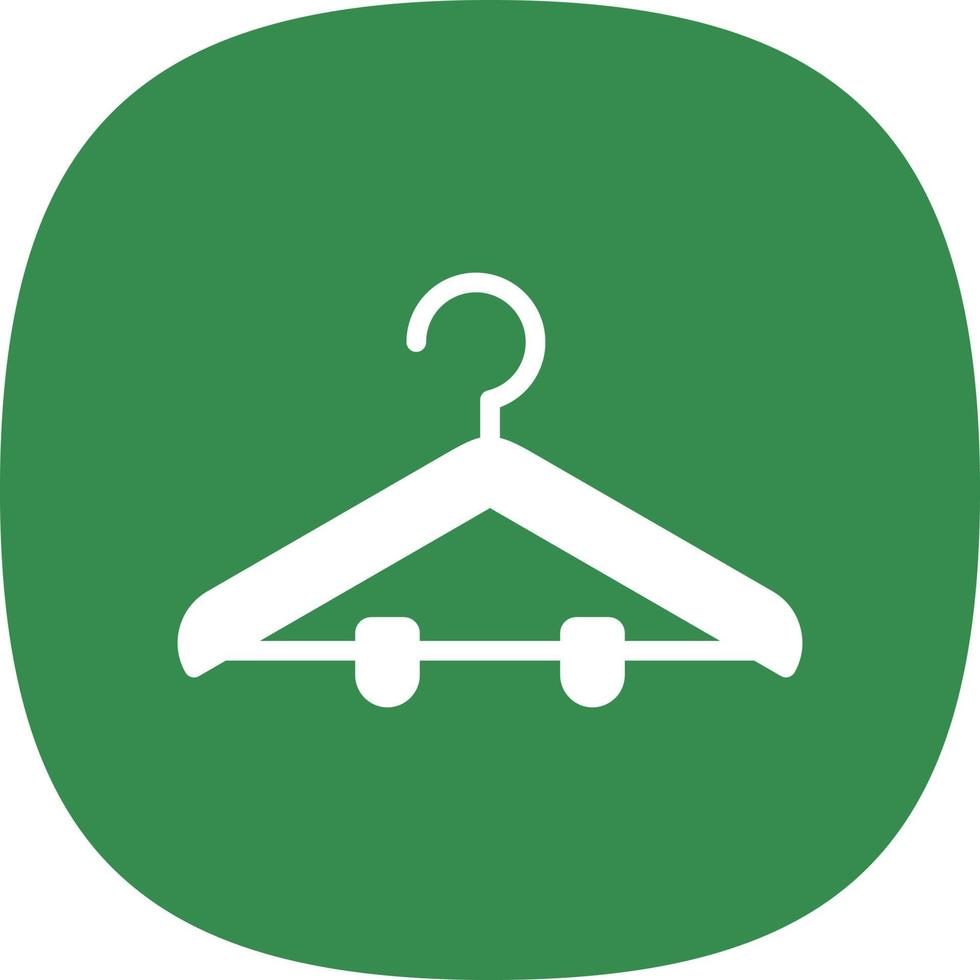 Clothes Hanger Vector Icon Design