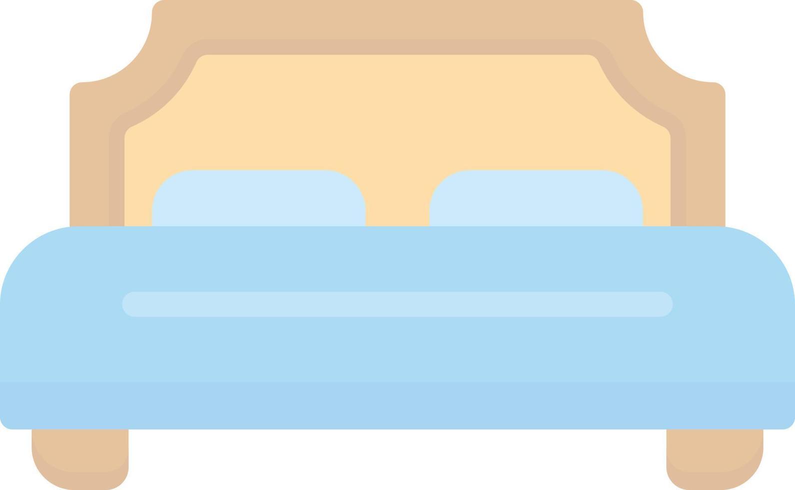 Double Bed Vector Icon Design