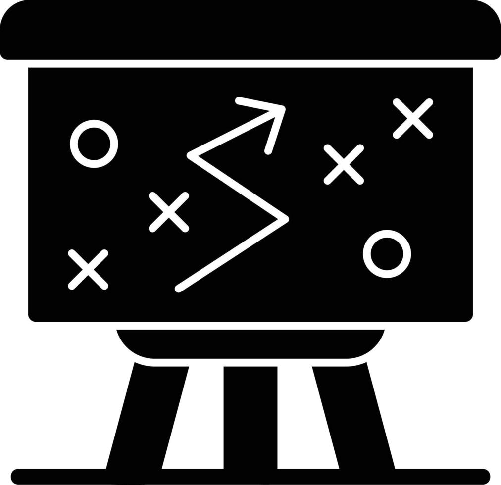 Strategy Glyph Icon vector