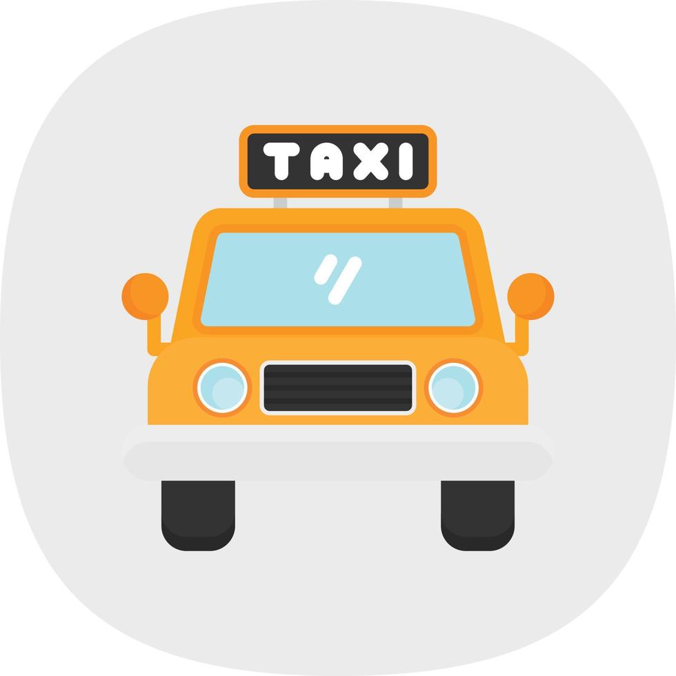 Taxi Vector Icon Design