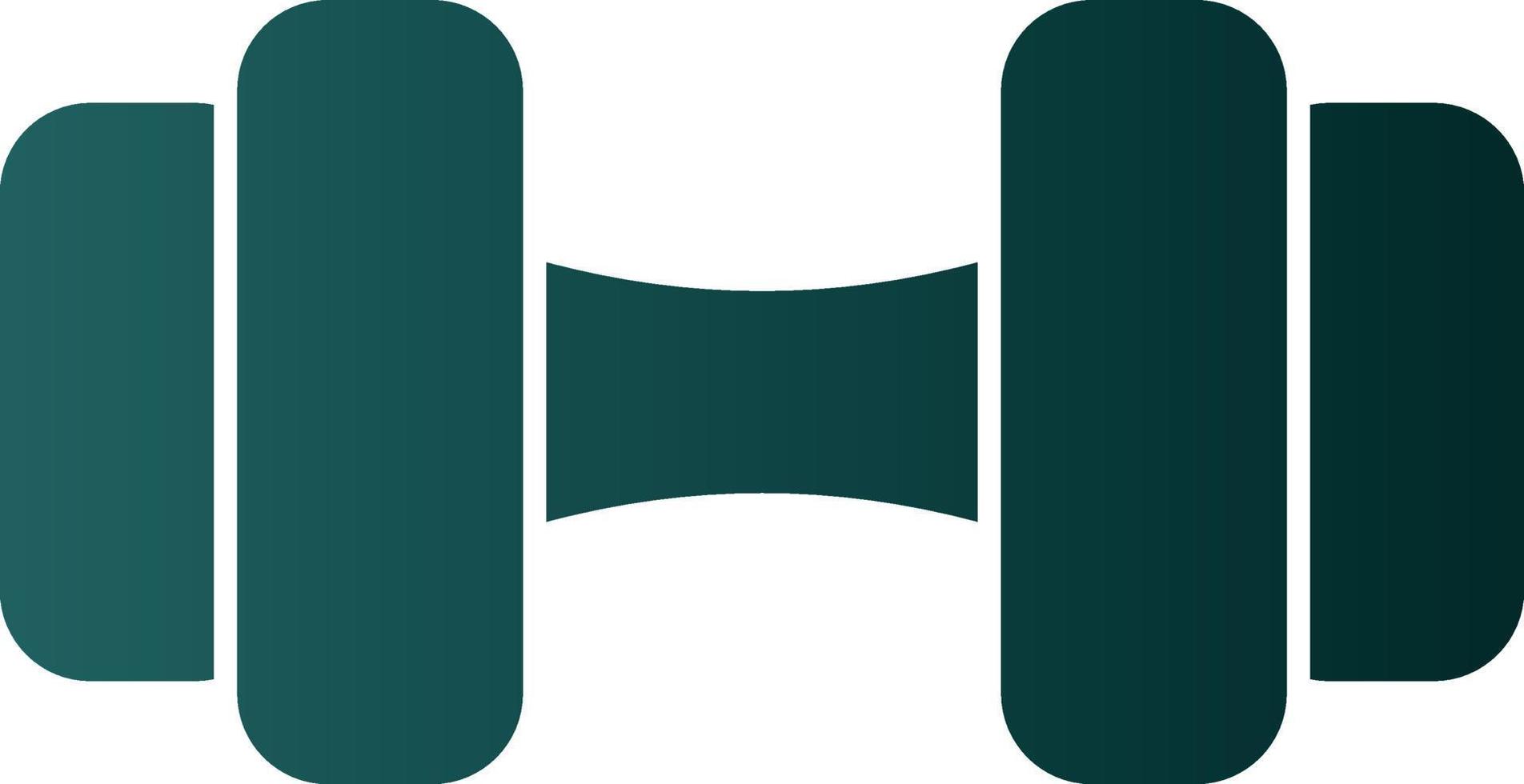 Dumbbell Vector Icon Design