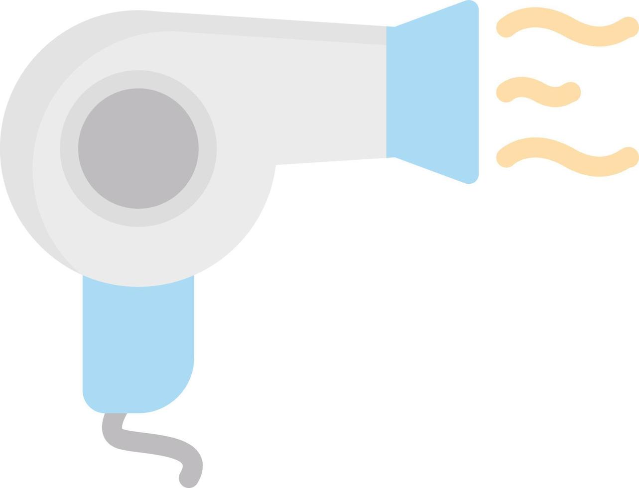 Hair Dryer Vector Icon Design