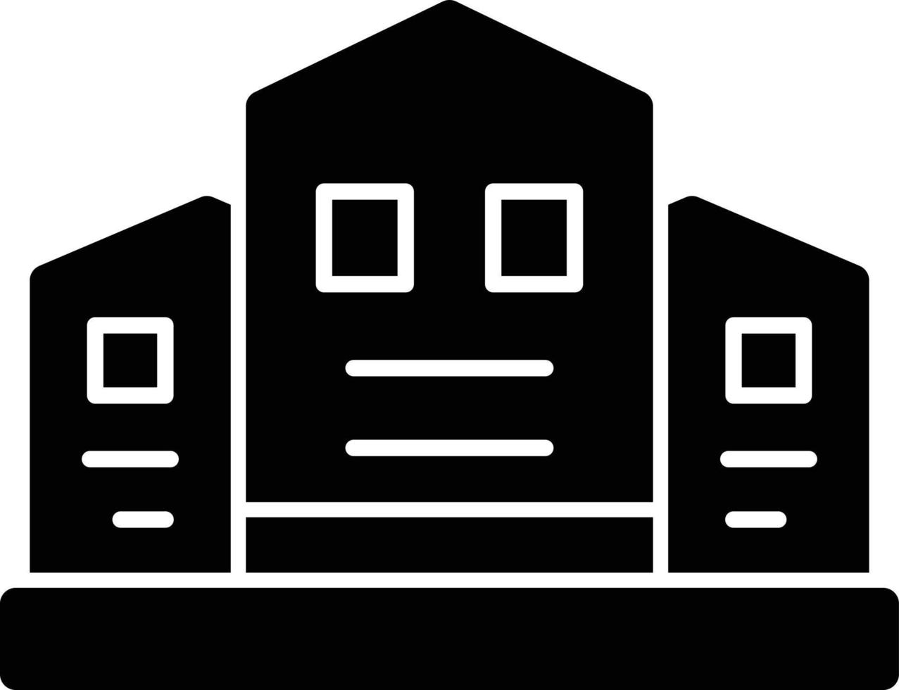 Graveyard Glyph Icon vector
