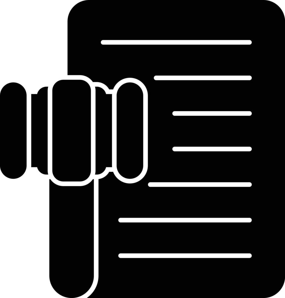 Act Glyph Icon vector