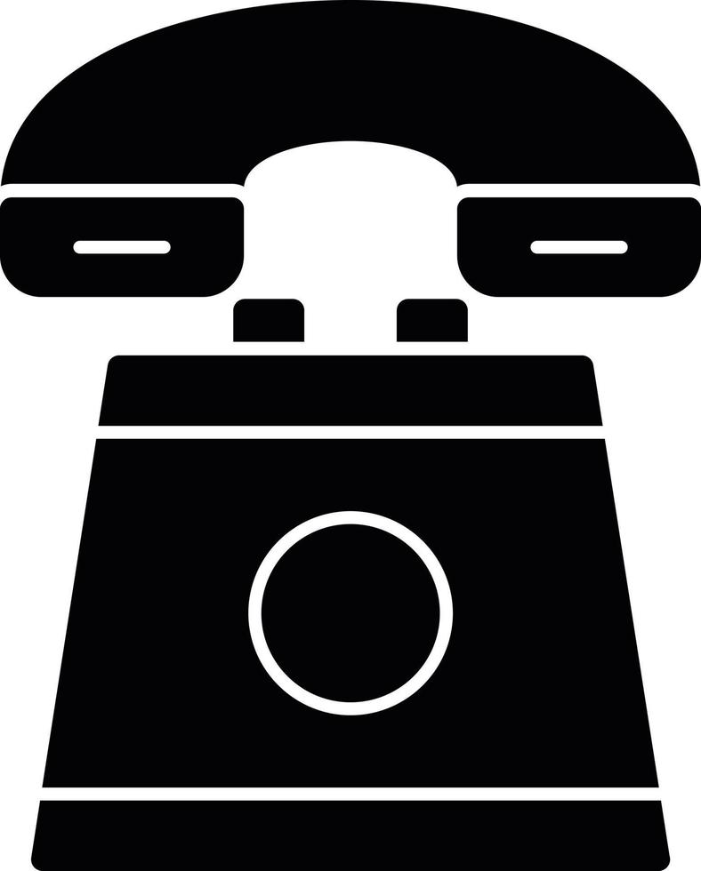 Telephone Glyph Icon vector