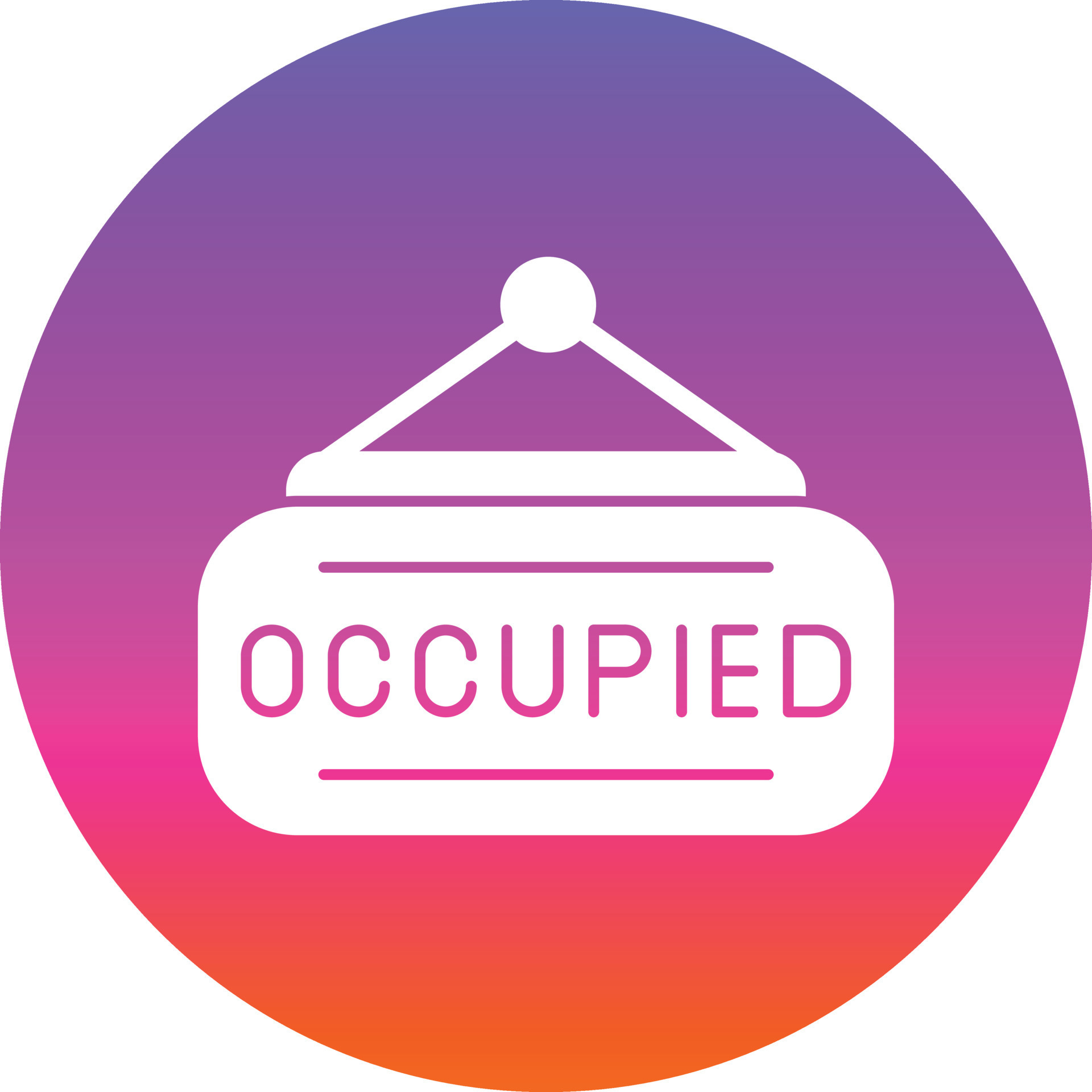 Occupied Vector Icon Design 14758140 Vector Art at Vecteezy Occupied Vector Icon Design 14758140 Vector Art at Vecteezy