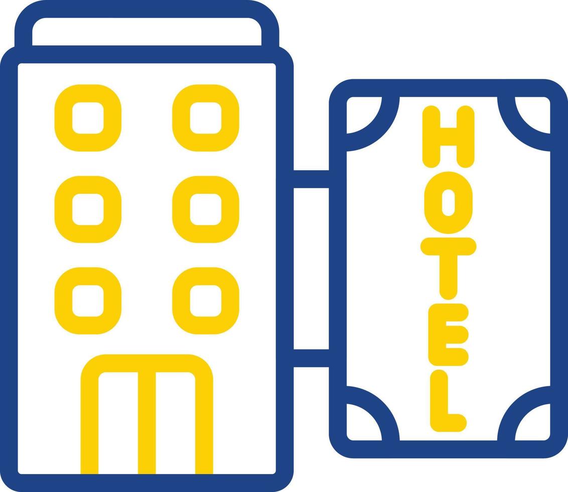 Hotel Vector Icon Design