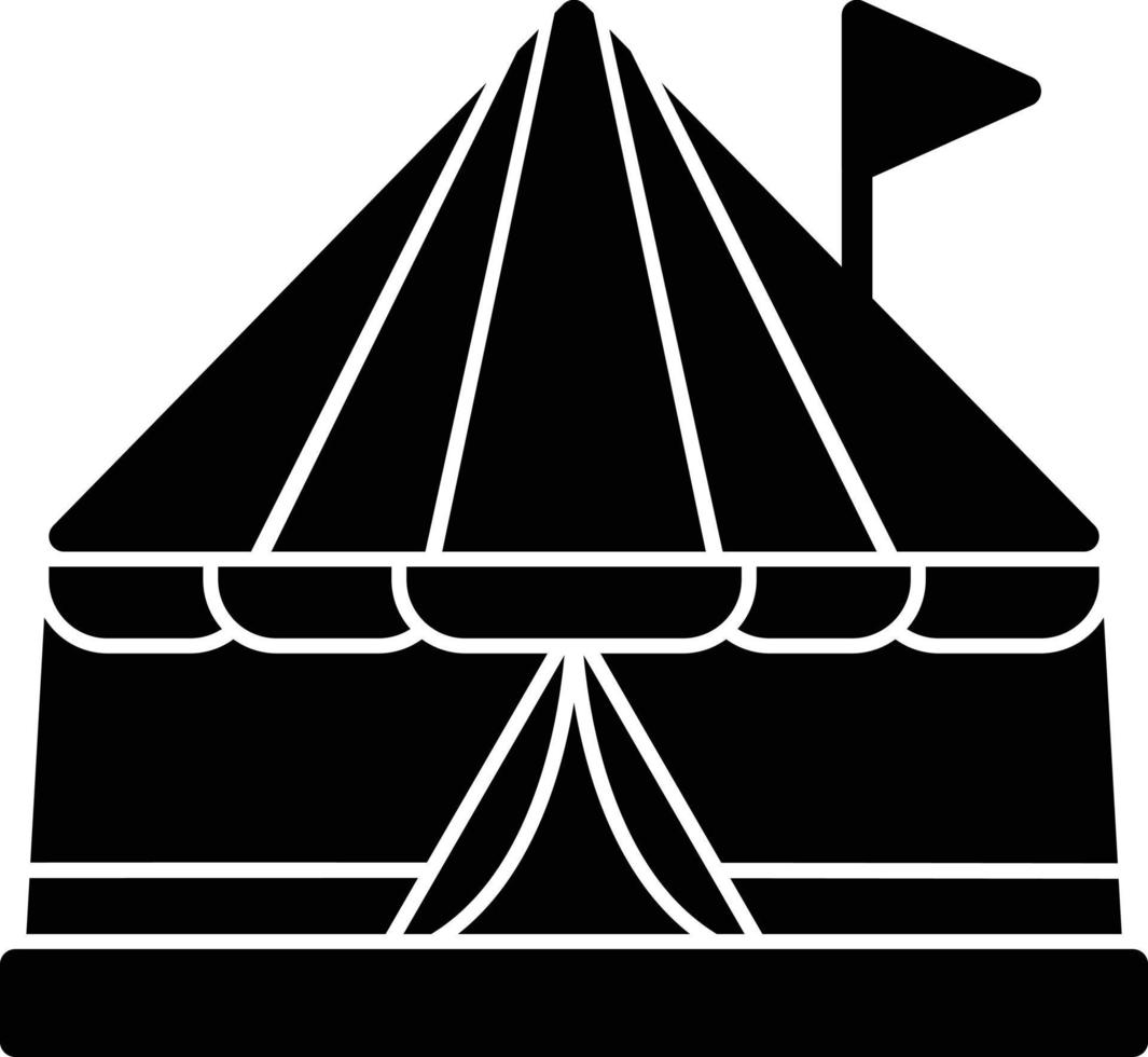 Circus Glyph Icon vector