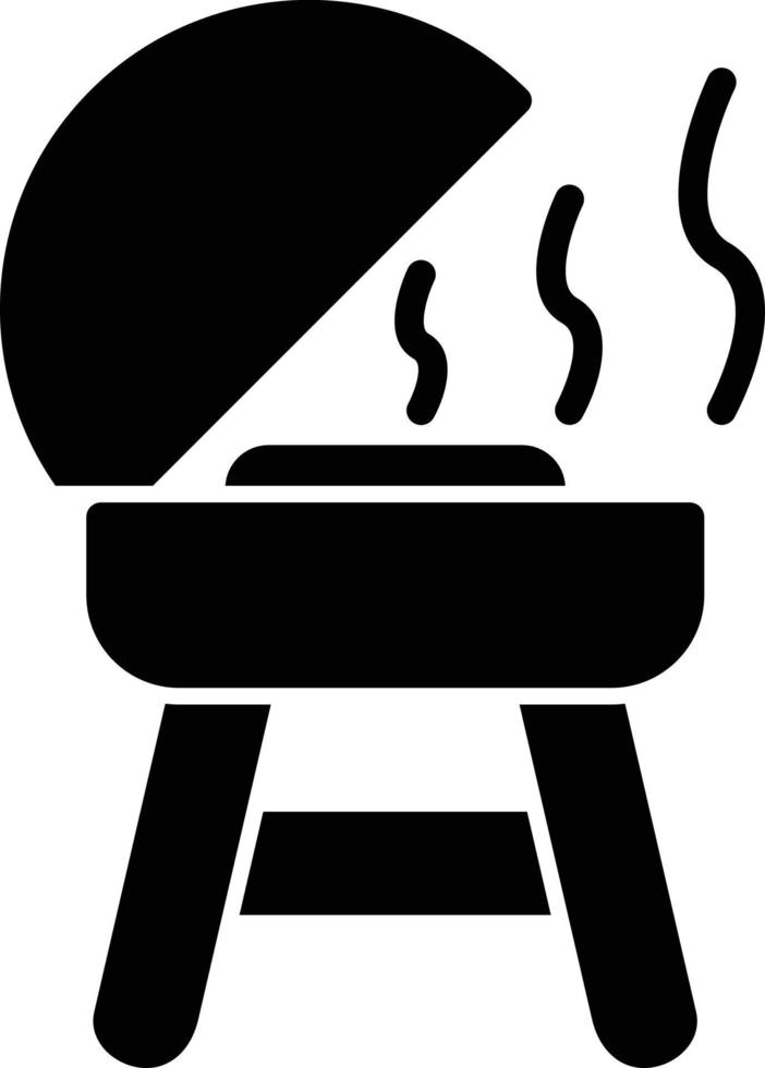 Grill Glyph Icon vector